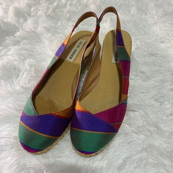 Steve Madden P-Katy Multicolor Espadrilles 8M - Picture 8 of 9